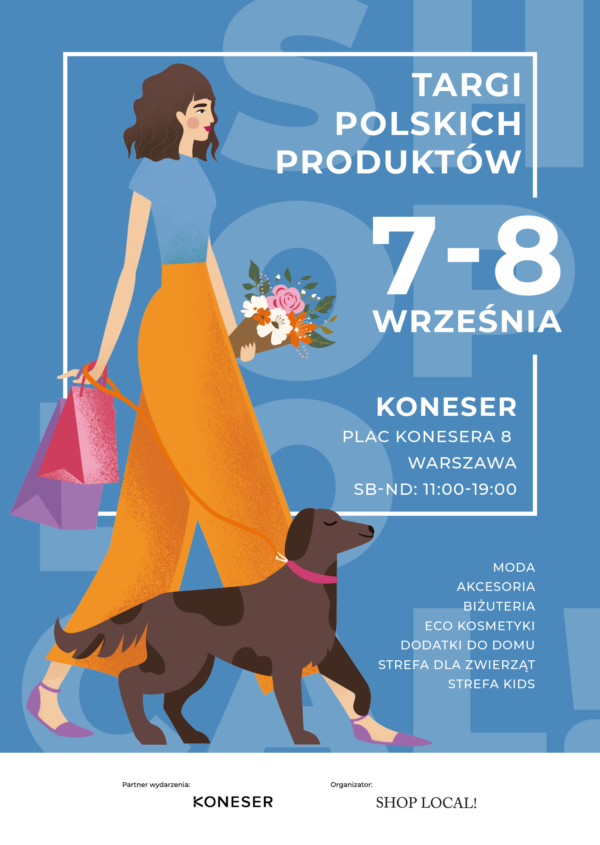 Ulotka wydarzenia Shop Local w koneserze targi polskich produktów